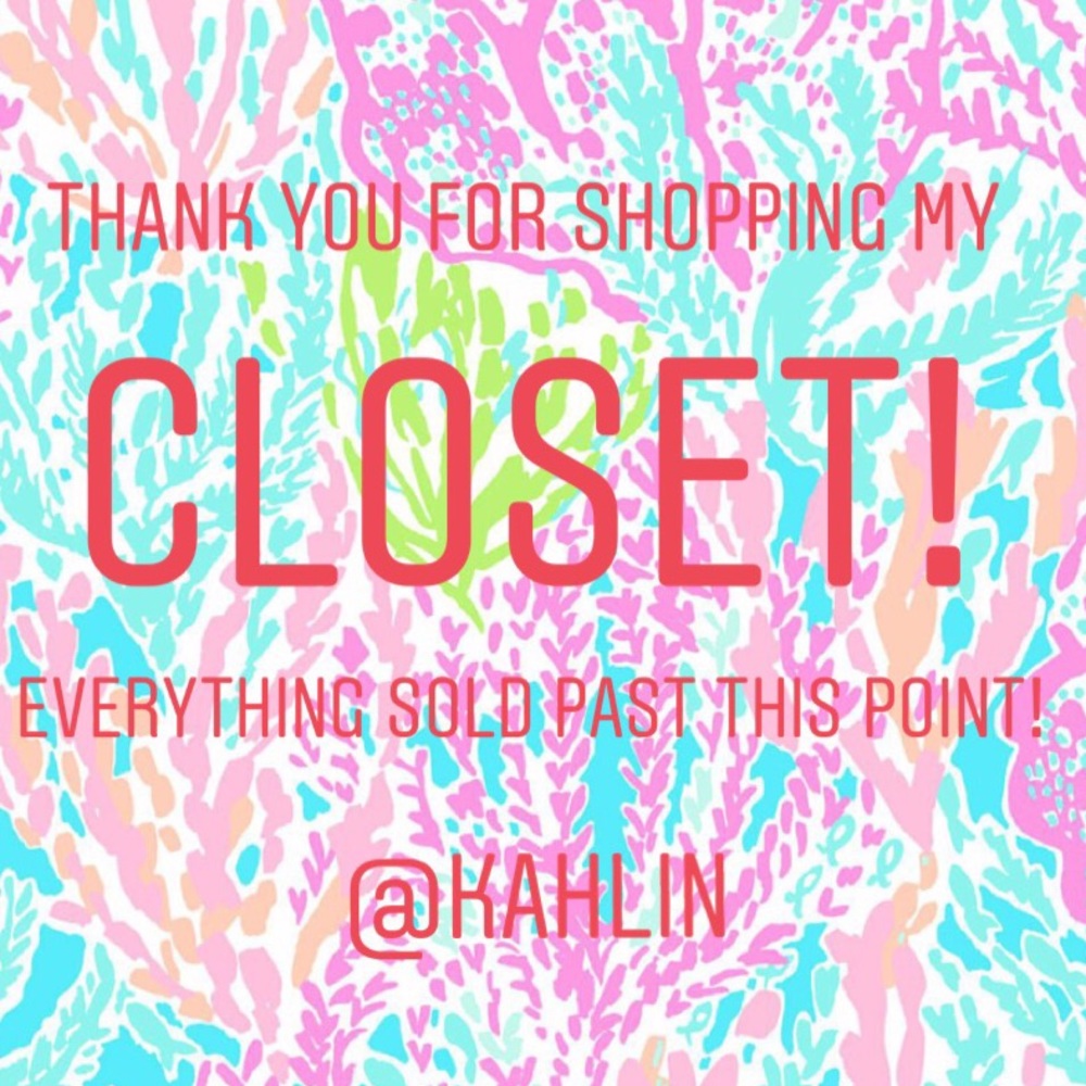 🚨 Everything Sold Past This Point! 🚨